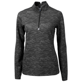 Women's Traverse Stretch Eco Camo Print Quarter Zip Pullover (LCK00155)